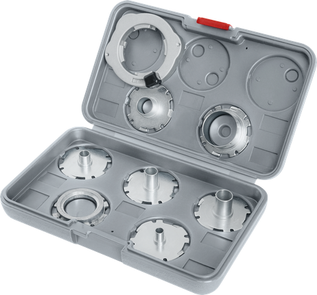 라우터용 Bosch PRO 템플릿 가이드 세트(임페리얼), 8개.